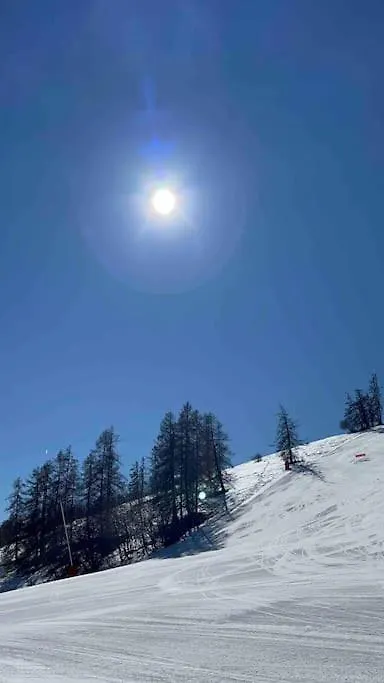 דירה Péone Appartement Terrasse Vue Sur Les Pistes צרפת